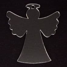 Angel 75, 100 125mm Tall 3mm Thick Clear Cast Acrylic Christmas Craft Decoration